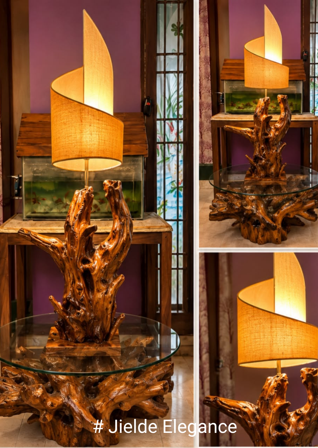 Rooted Organic Table Lamp